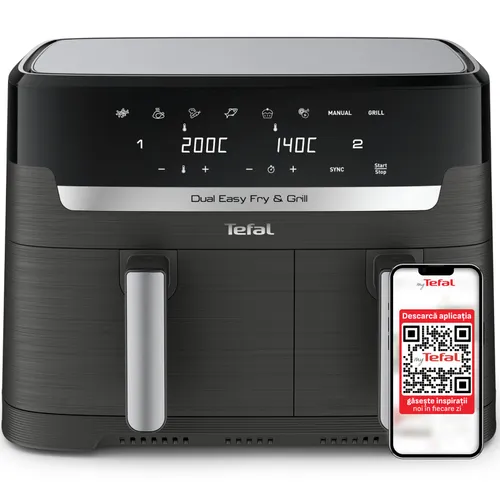 Tefal Dual Easy Fry и Grill EY905B10 - Детайлно ревю на двойния фритюрник