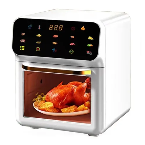 Ultrixe 9L Air Fryer в бял цвят с прозрачен прозорец