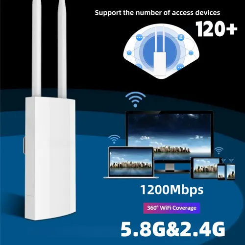 Пълно ревю на външен безжичен рутер MOSMAOO 1200Mbps