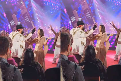 Ranbir and Alia Bhatt dancing on "jamal kudu" song