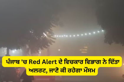 Punjab weather red alert forecast