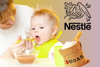Nestle added sugar in baby products news