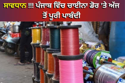 China door ban in Punjab, complete restriction on synthetic kite strings with fines up to 15 lakh rupees.