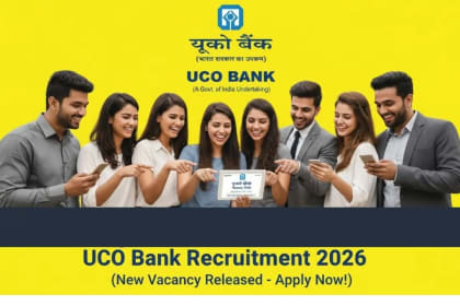 UCO Bank Recruitment 2026: ਨੌਜਵਾਨਾਂ ਲਈ ਅਫ਼ਸਰ ਅਸਾਮੀਆਂ ਦਾ ਵੱਡਾ ਮੌਕਾ