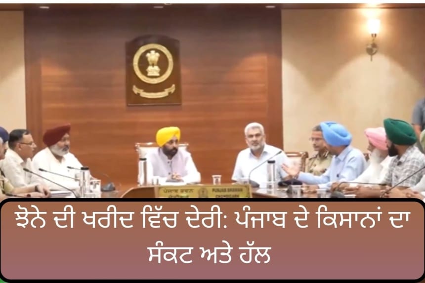 punjab paddy procurement delay meeting with CM Bhagwant Mann