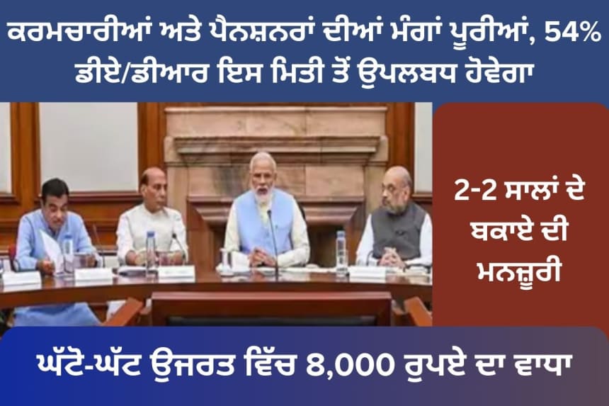 7th Pay Commission November 2024 DA increase for central government employees.