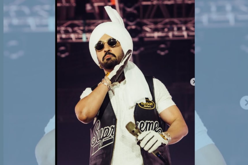 Punjabi Superstar Diljit Dosanjh performing live during his 'Dil-Lumination' music tour, addressing infrastructure issues for music events in India.