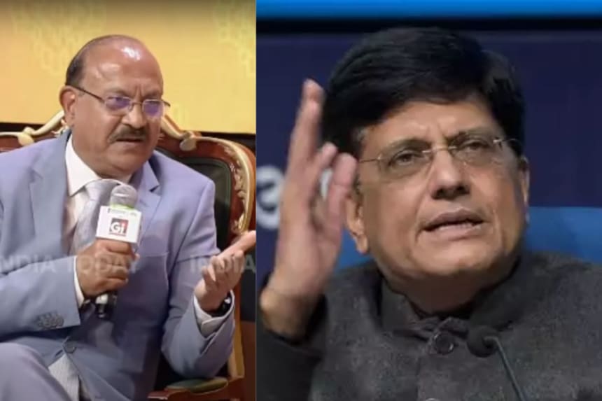 GI Samagam 2025 at Bharat Mandapam, Delhi, with Commerce Minister Piyush Goyal and experts discussing the benefits of GI Tagging