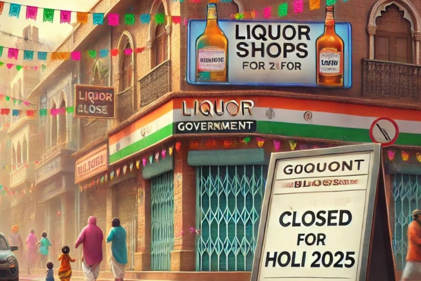 Holi 2025: Ban on liquor shops, know how many days they will remain closed!