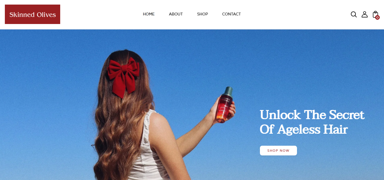 Skinned Olives - Shopify Ecommerce Store