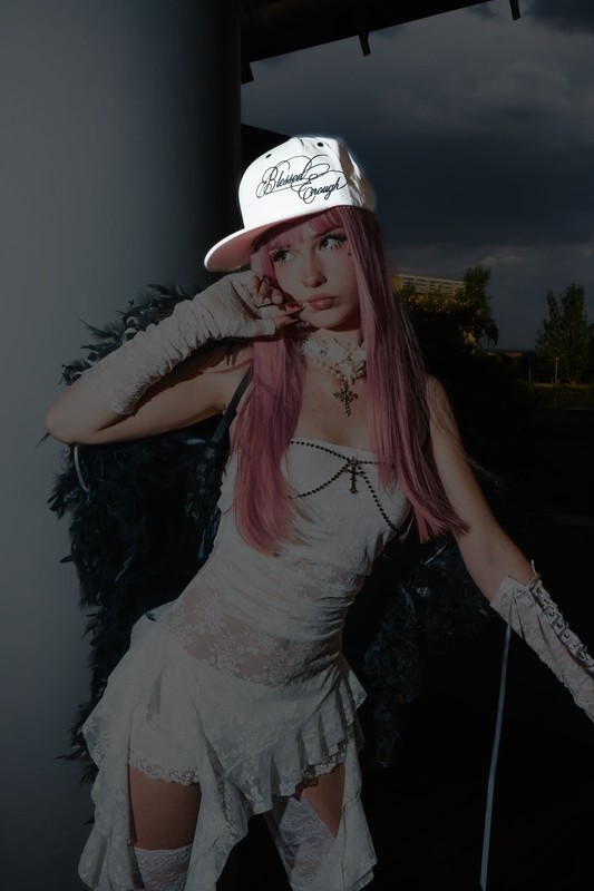 Blessed Enough White Snapback