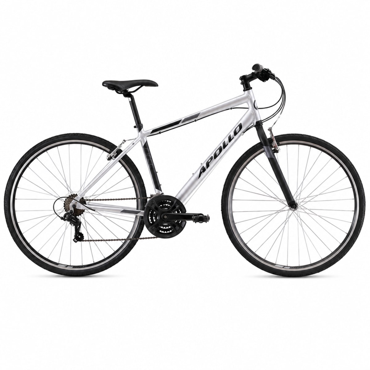 22 - Trace 10 M Matte Silver / Black
