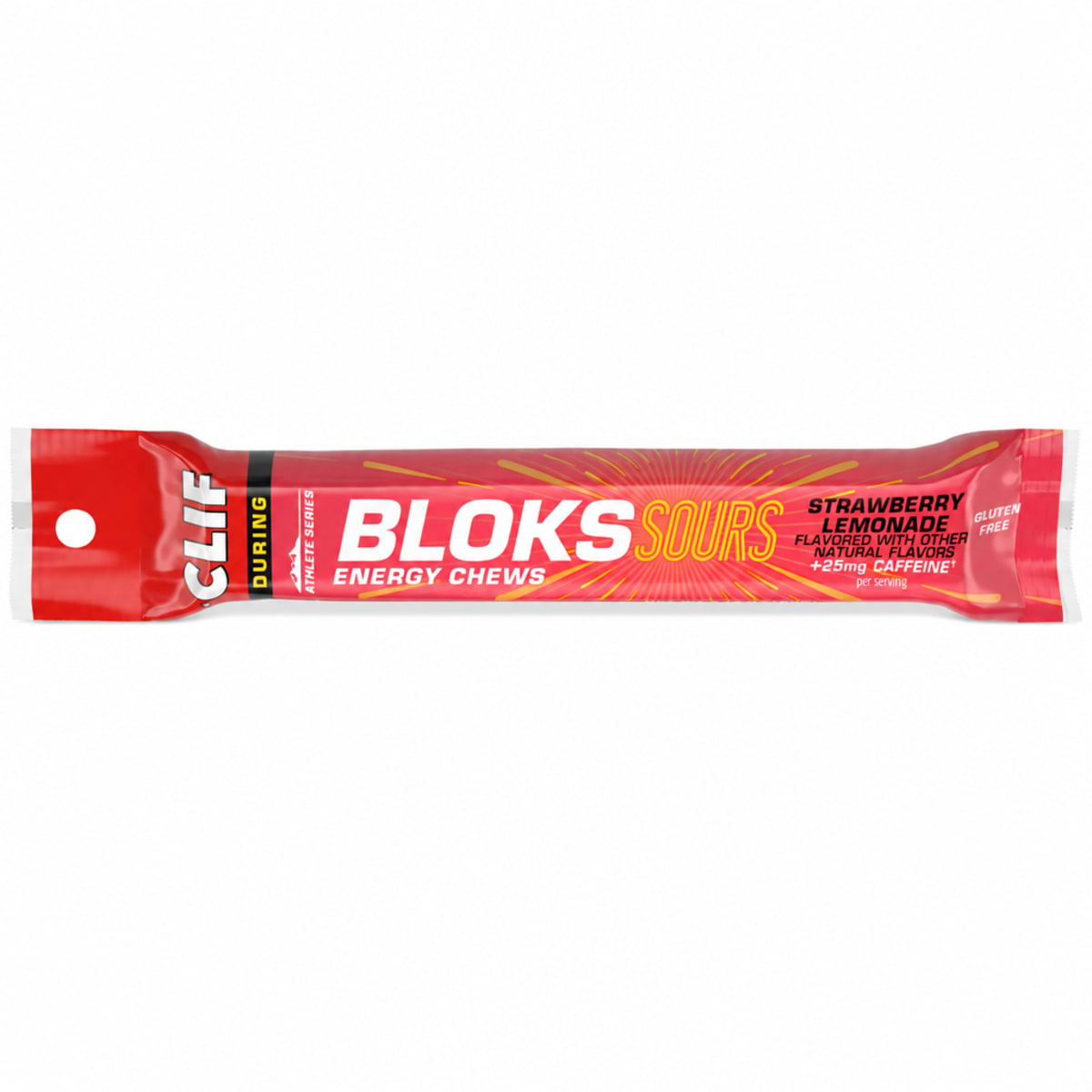 Clif Shot Bloks - Sour Strawberry Lemonade, with 25mg Caffeine