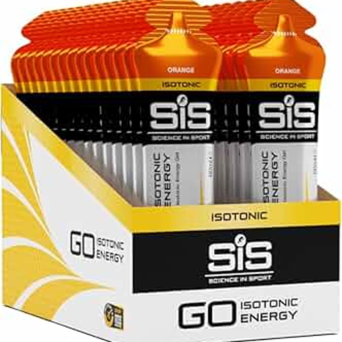 SIS GO PLUS ISOTONIC ENERGY GELS 30 X 60ML ORANGE
