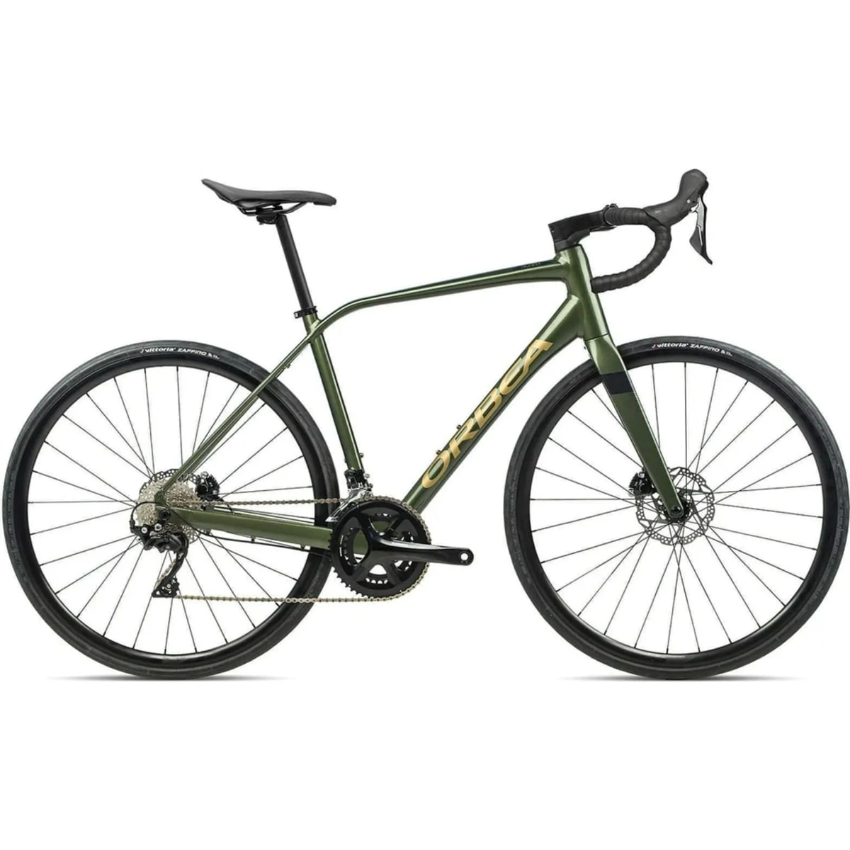 Orbea Avant H30-D Road Bike, Military Green/Gold