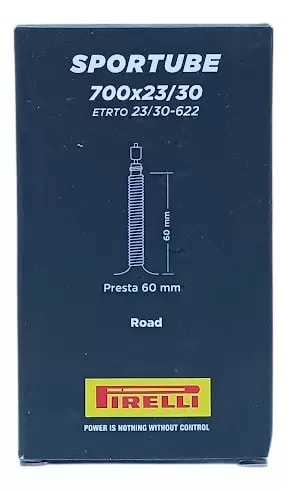 Pirelli Sportube 700 x 23-30 Presta 60mm
