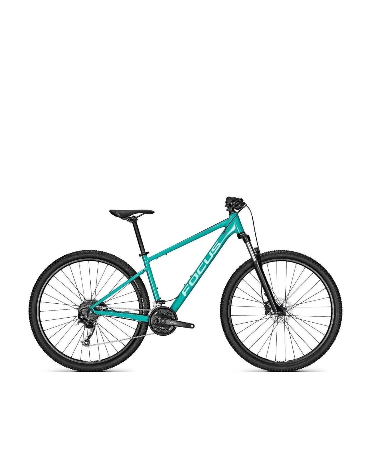 Focus Whistler 3.6 Hardtail Mountain Bike, Blue/Green, Small 38 cm