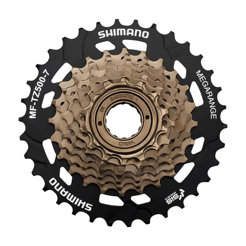 Shimano Tourney MF-TZ500-7 7 Speed Freewheel 14-34T primary product photo