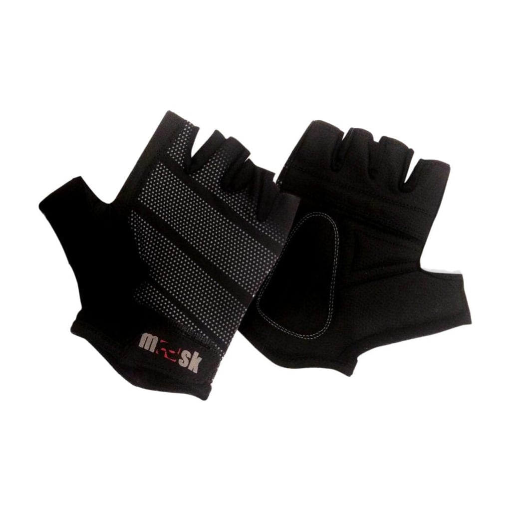 Mask Short Finger Cycling Gloves - Black, XL primary product photo