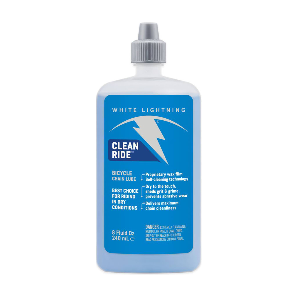 White Lightning Clean Ride Bicycle Chain Lube 240 ml primary product photo