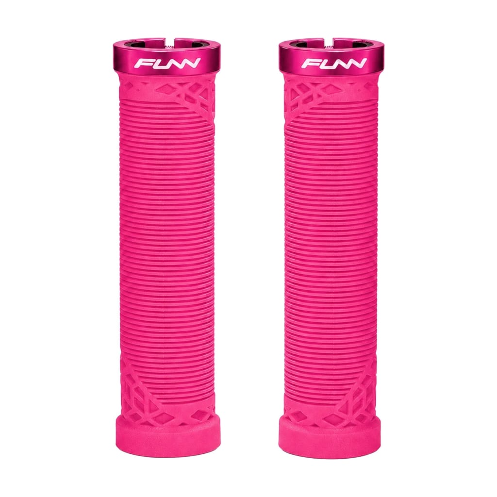 Funn Hilt Lock-On MTB Grips, Pink primary product photo