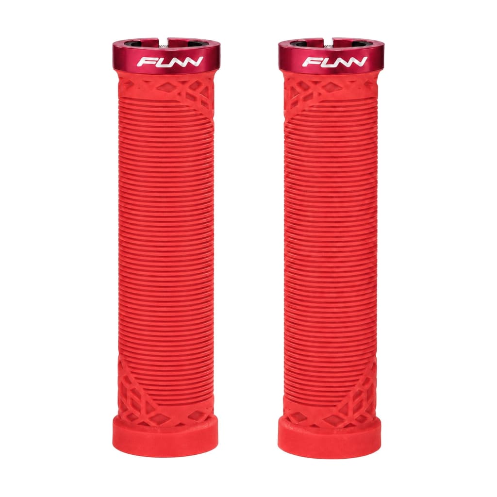 Funn Hilt Lock-On MTB Grips, Red primary product photo