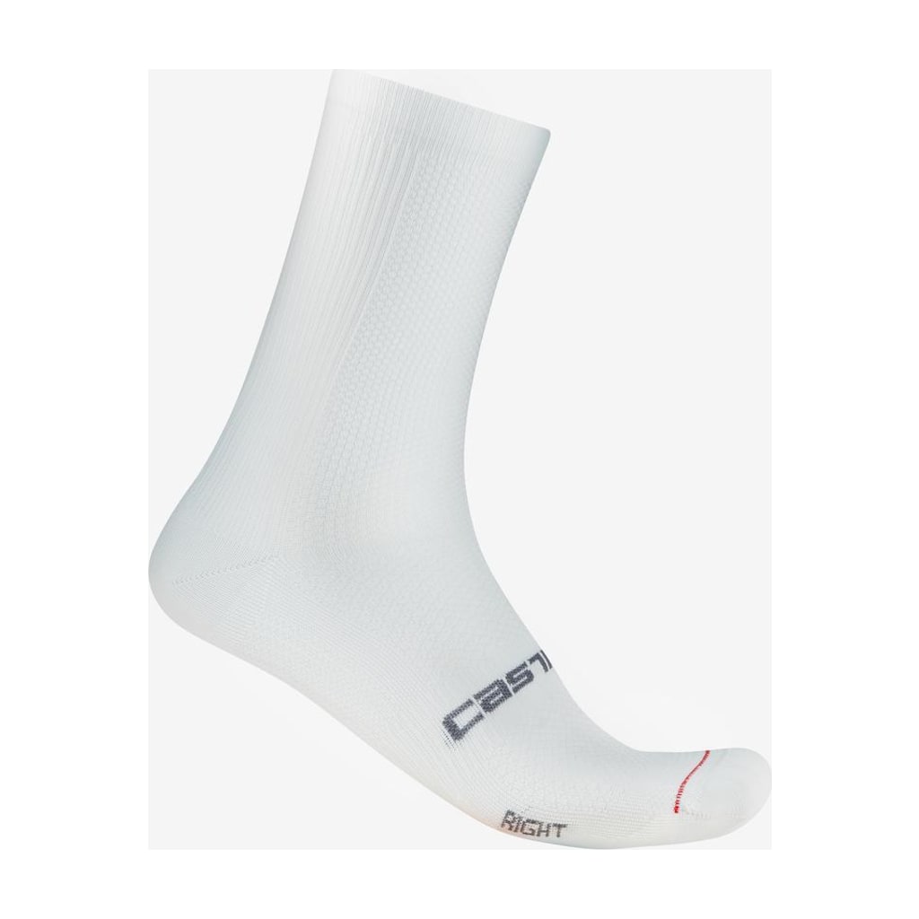 CASTELLI ESPRESSO 18 SOCK WHITE primary product photo