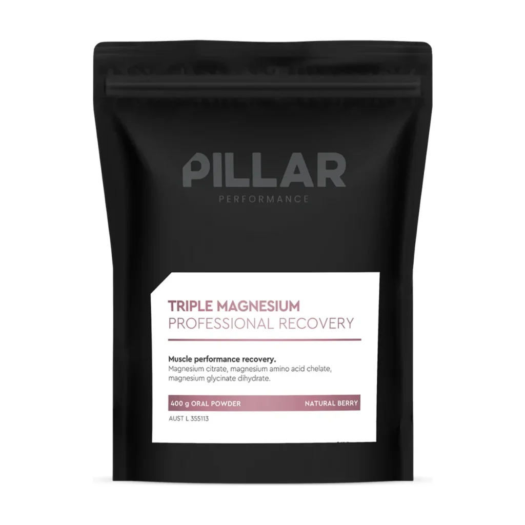 Pillar Triple Magnesium Powder Natural Berry Volume Pack Pouch 400g primary product photo