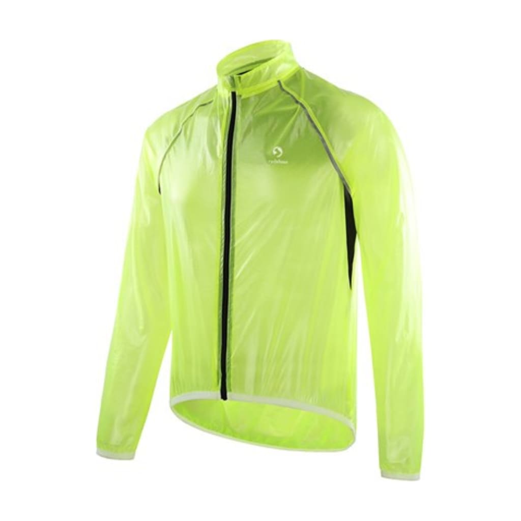 Cyclehaus Raincoat Fluorescent Green - Large primary product photo