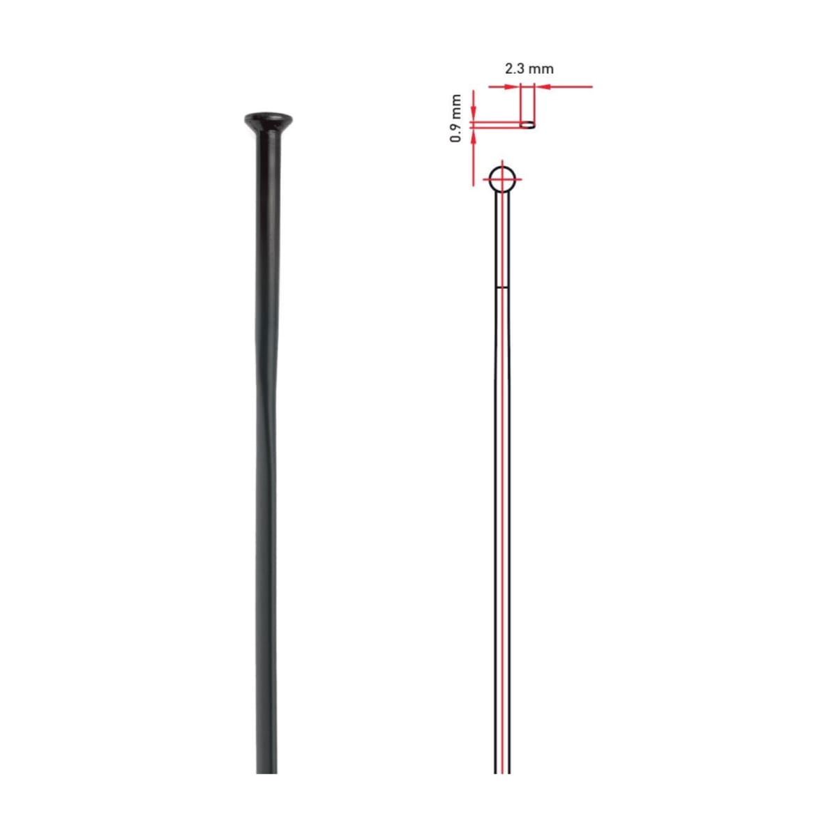 DT spoke AeroLite2.0 SP Black all sizes