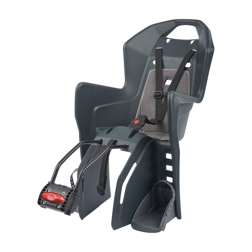 Polisport Koolah FF Frame Mount Child Seat for 26-28 in Wheels, Dark Grey
