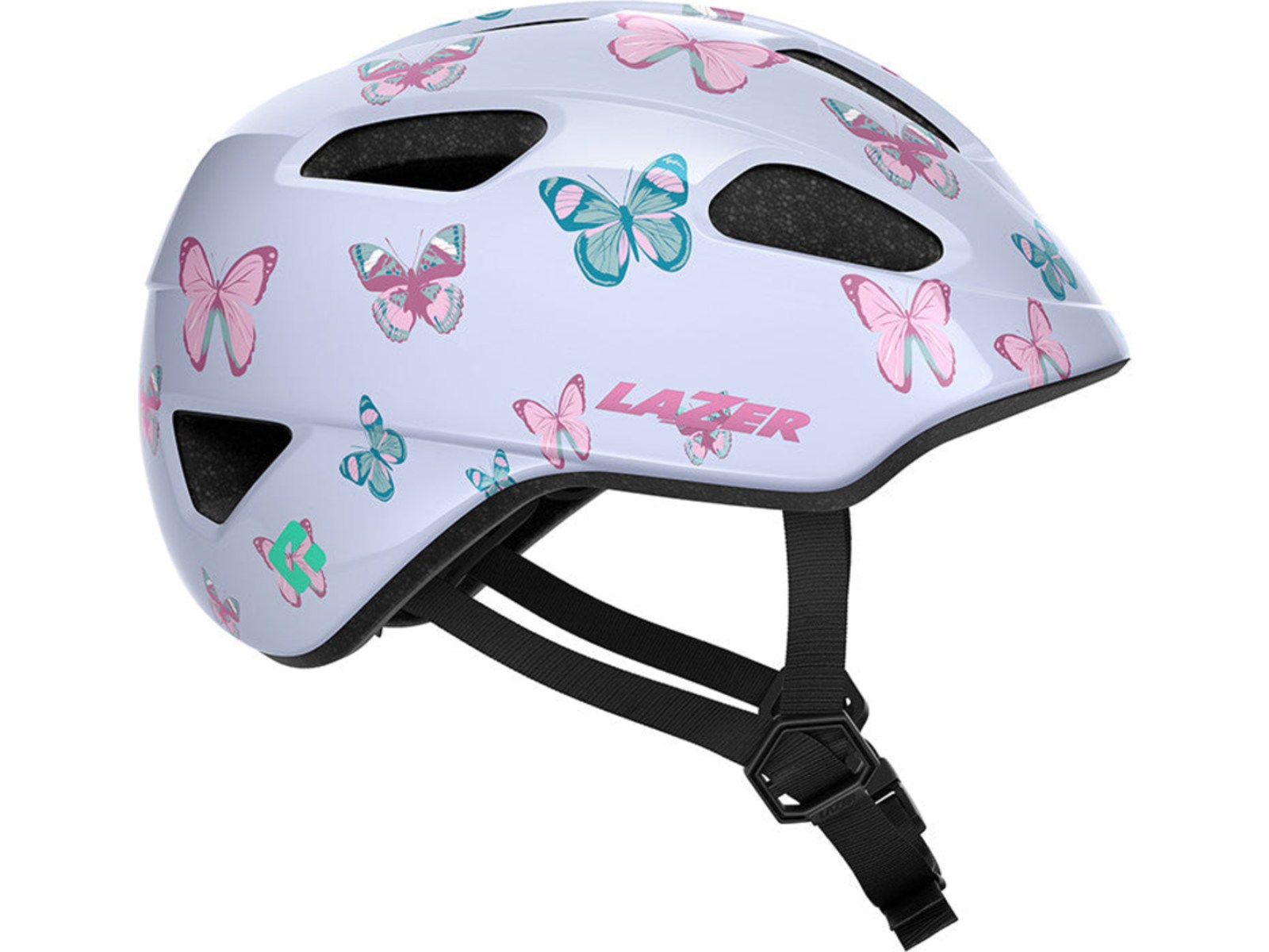 Lazer Nutz 2.0 KinetiCore Kids Helmet, Butterfly