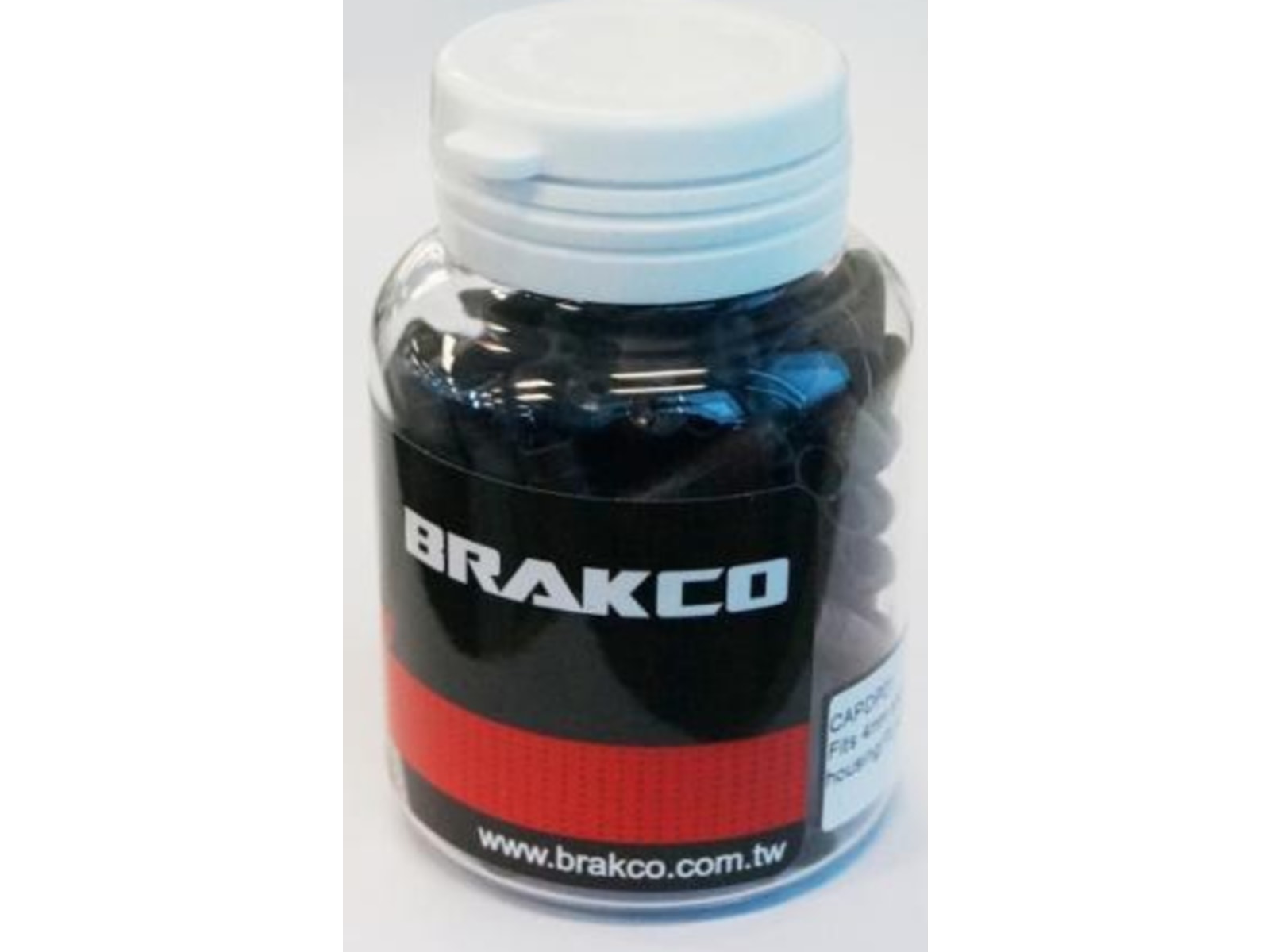 Plastic Gear Cable Housing End Caps 4 mm, Black (Bottle of 150)