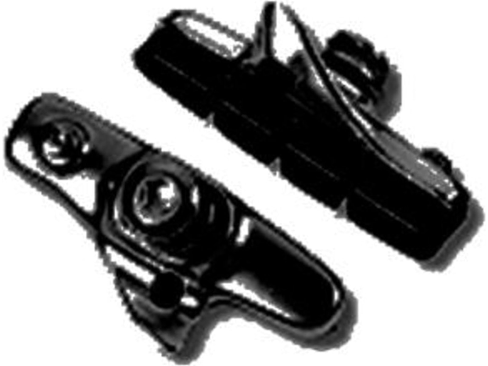 Cartridge Road Brake Shoes 50 mm, Black (Pair)