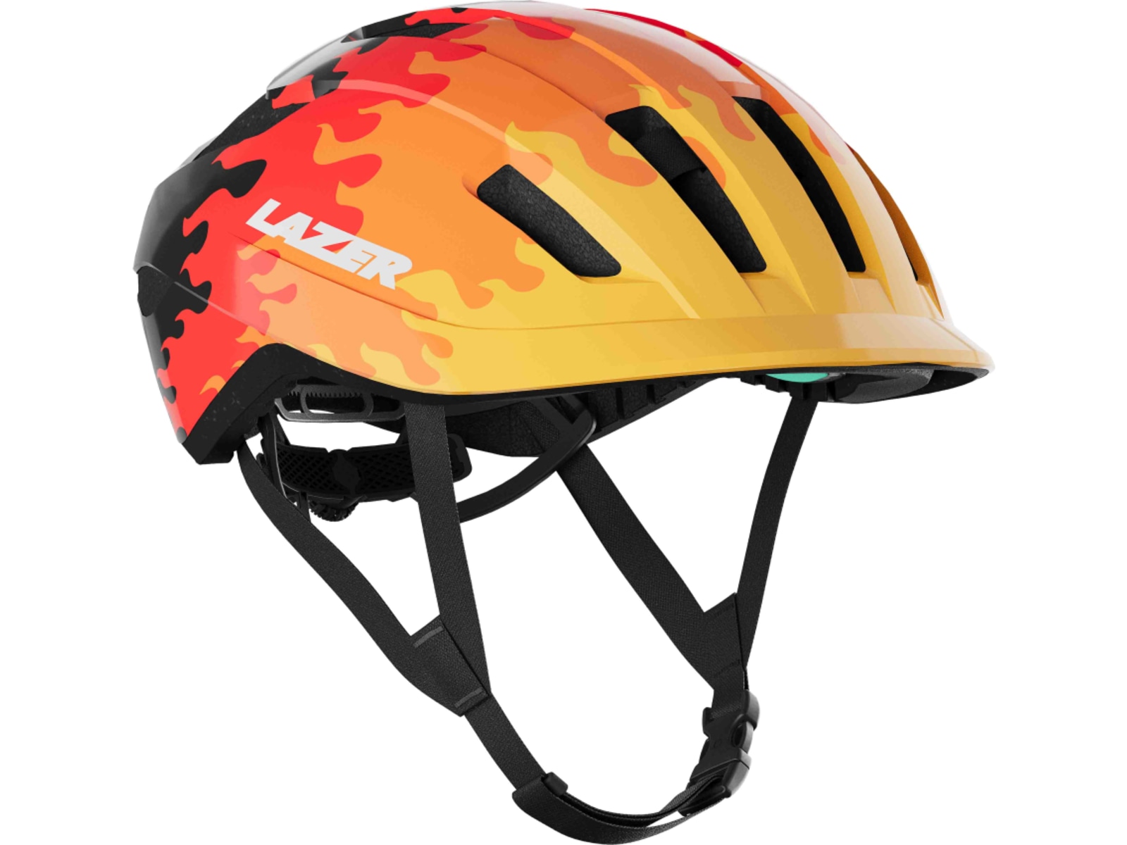 Lazer J1 KinetiCore Helmet, Flames