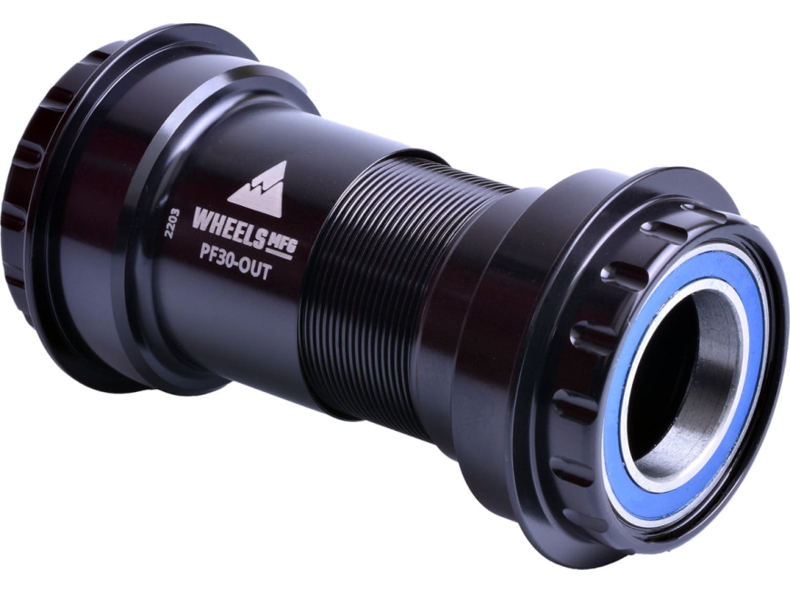 Wheels Manufacturing PF30 Outboard Bottom Bracket for 24 mm Shimano Cranks, ABEC-3, Black