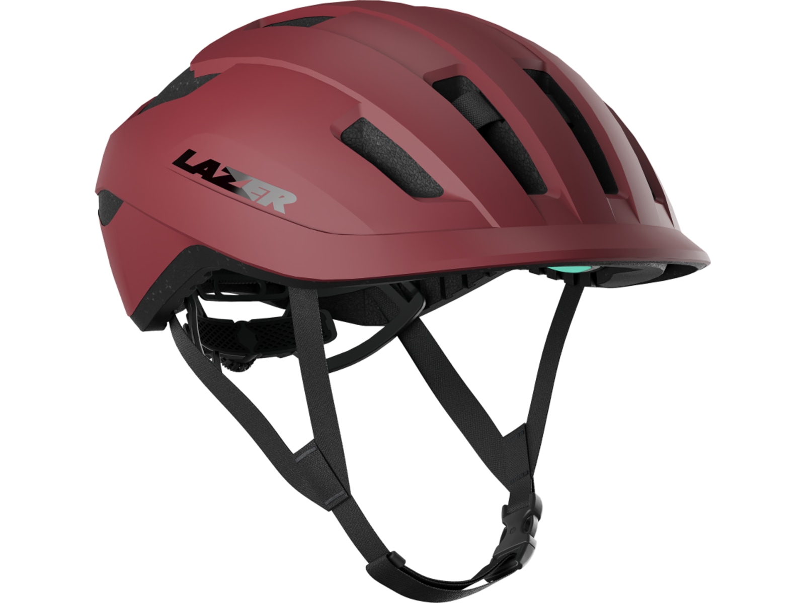 Lazer Compact KinetiCore Helmet, Matte Garnet Red