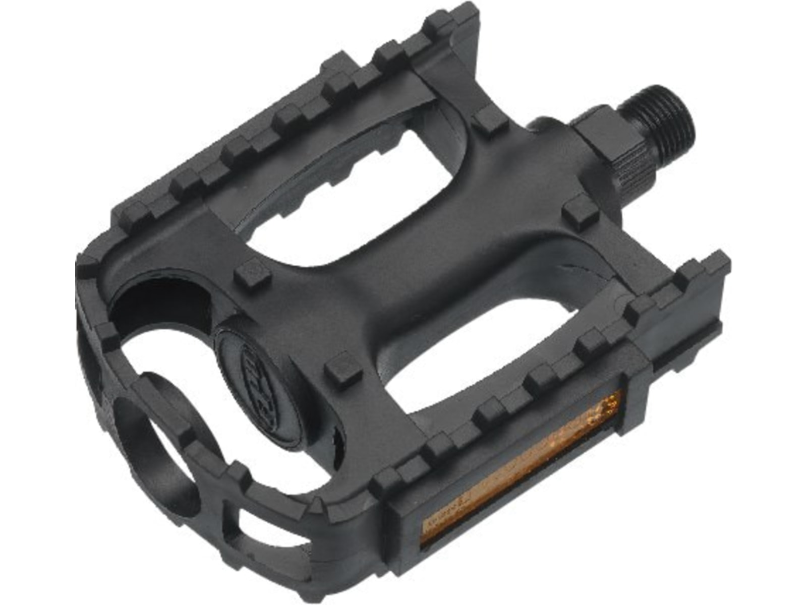 FPD One-Piece MTB Flat Pedals 1/2", Black