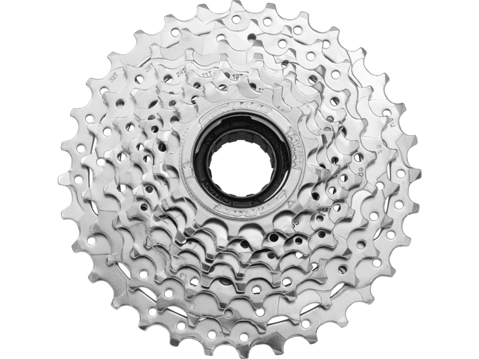 SunRace MFE60 8-Speed Freewheel 13-32T, Chrome