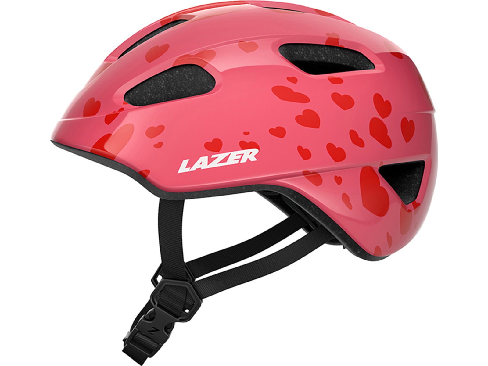 Lazer Nutz 2.0 KinetiCore Kids Helmet, Little Hearts