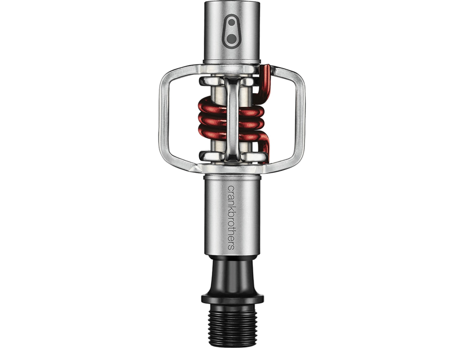 Crankbrothers Eggbeater 1 Clip-In Pedals, Silver/Red