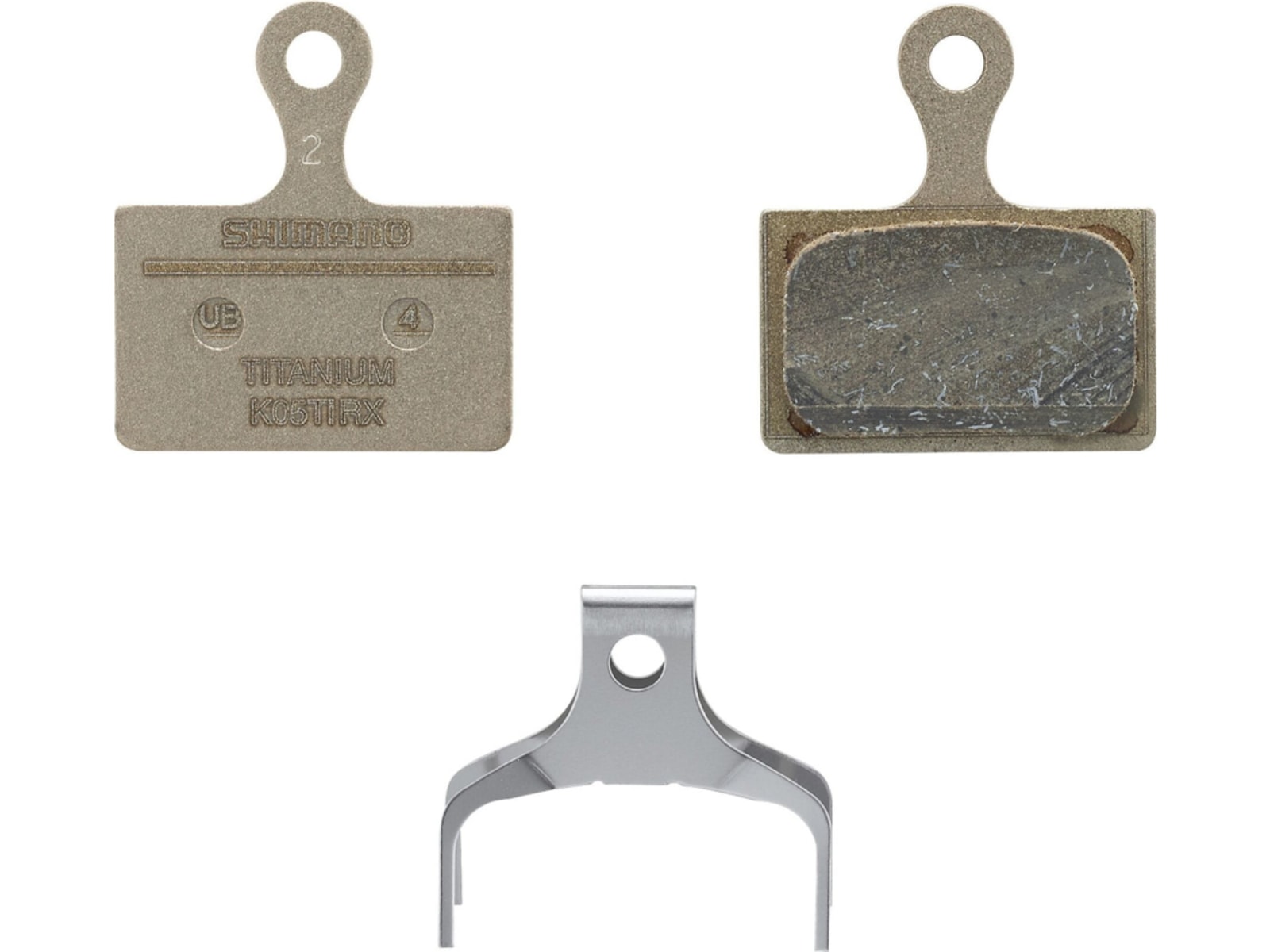 Shimano BP-K05Ti-RX Resin Disc Brake Pads and Spring