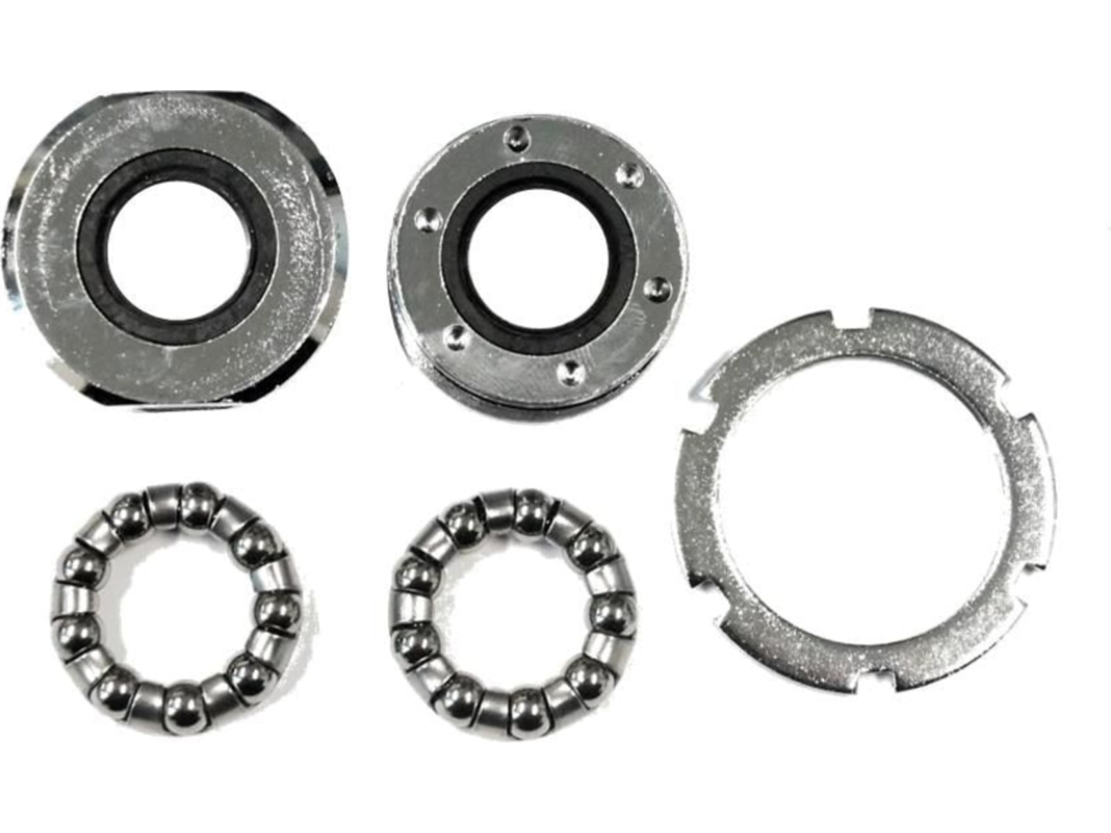 Waterproof Pin Type Bottom Bracket Set for Road/MTB, Silver