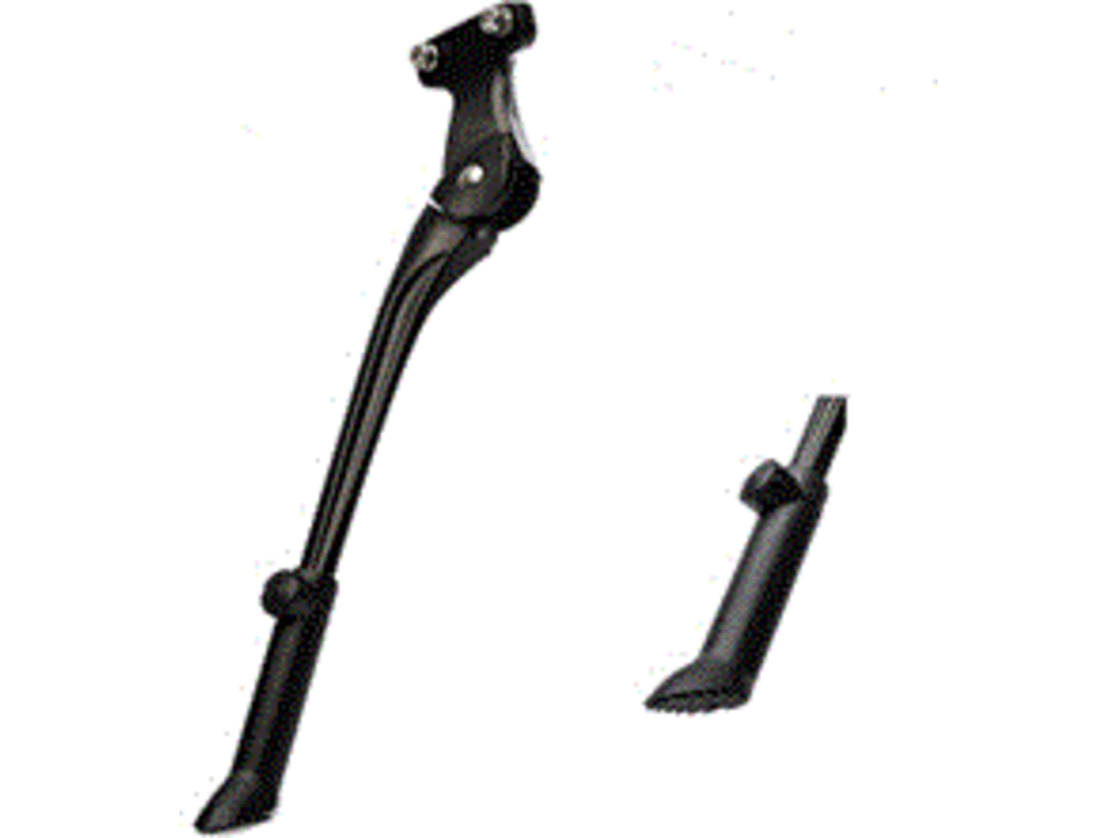 Adjustable Alloy Seat/Chain Stay Kickstand 24-28", Black