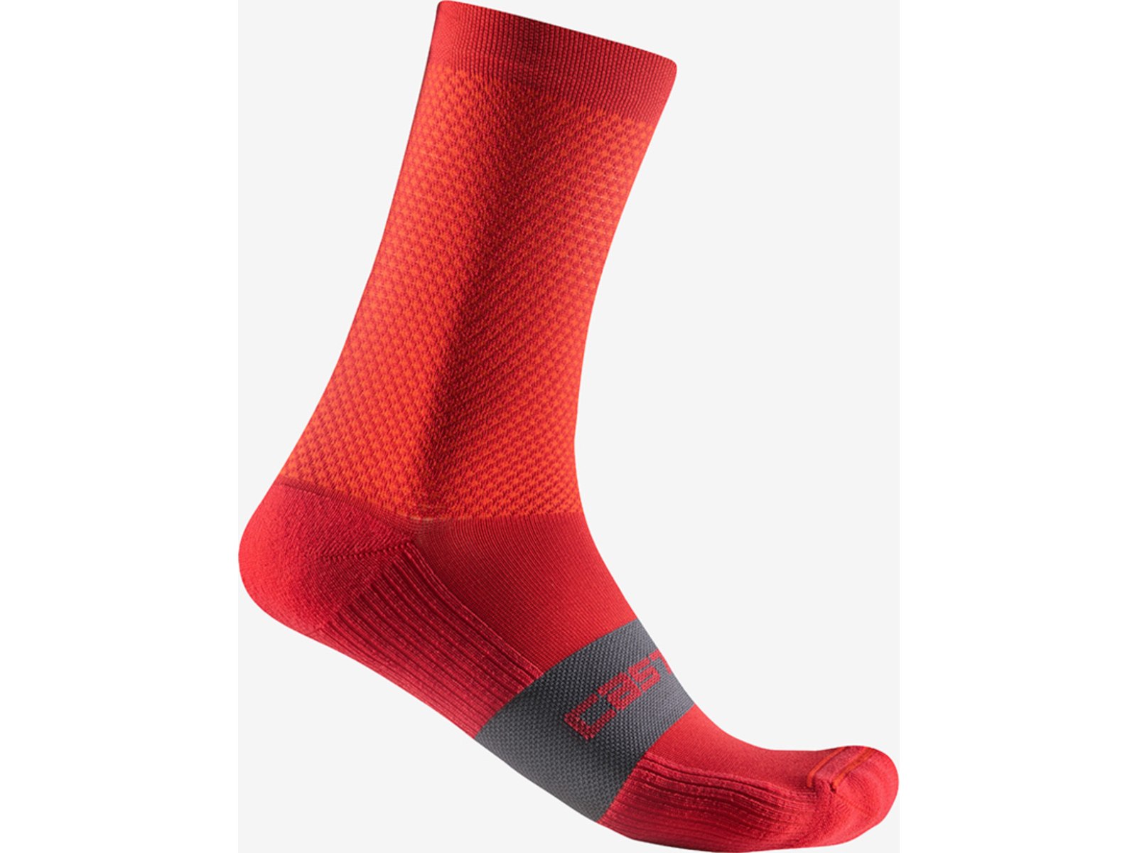 Castelli Espresso 15 Sock, Rich Red