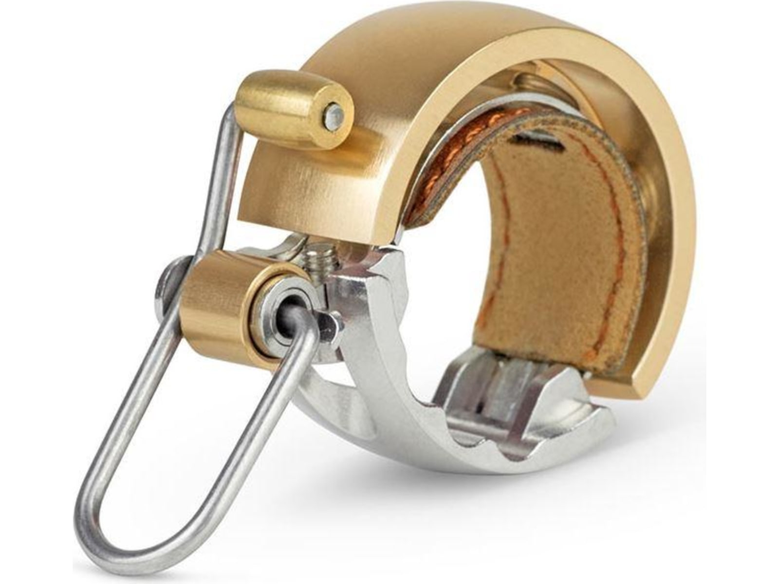 Knog Oi Luxe Bike Bell, Brass, Small 22.2 mm