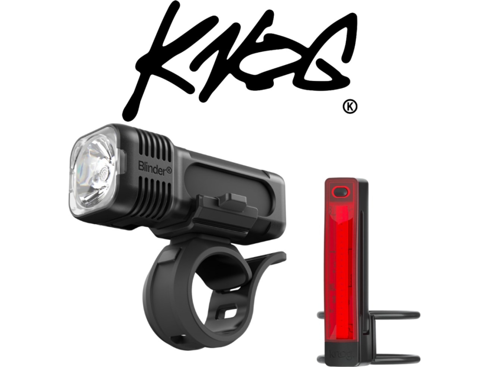 Knog Blinder 400 and Plus Bike Light Set