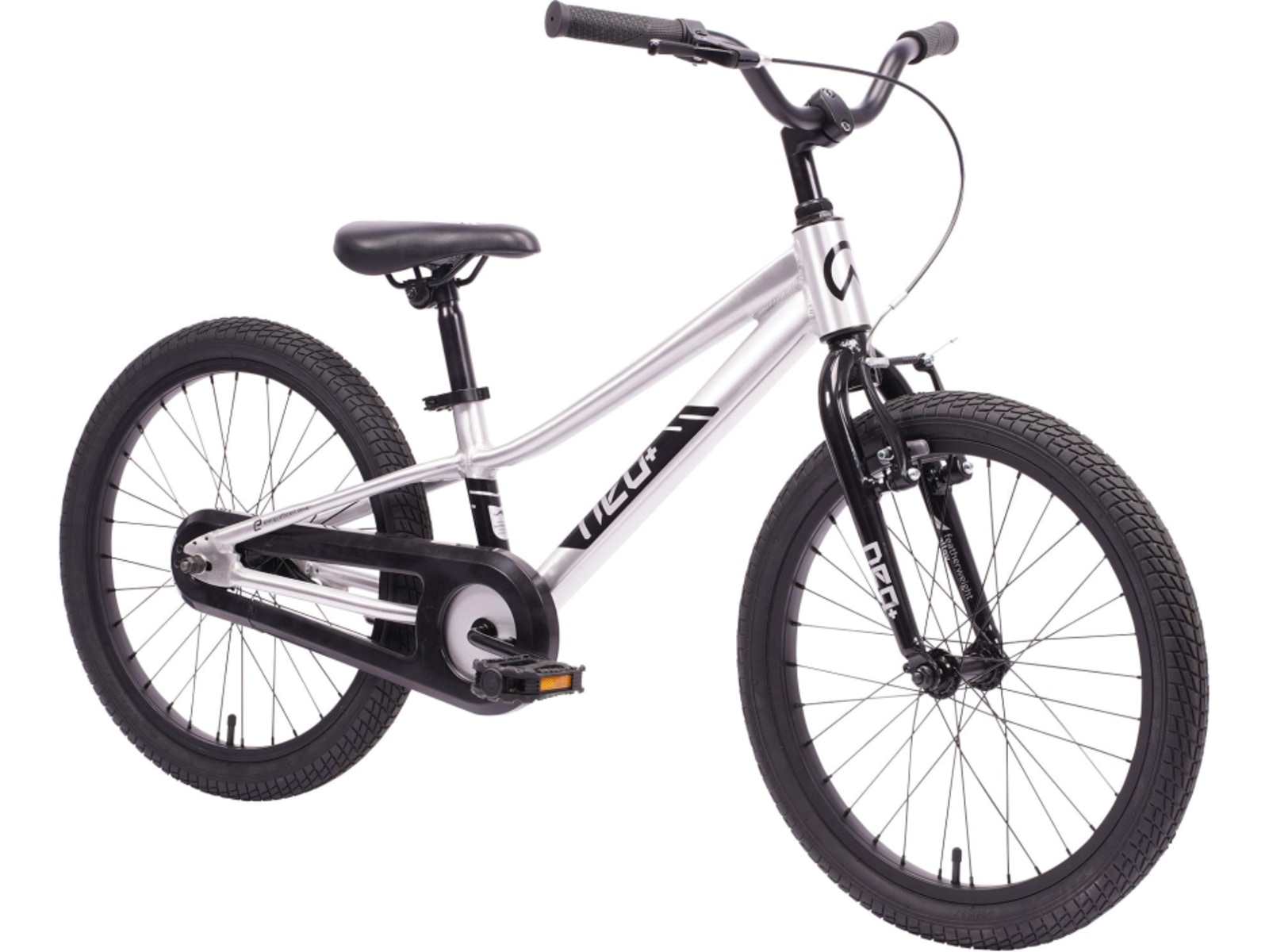 Neo 20 Single Speed Kids Bike, Brushed Alloy/Lavender/Purple Fade