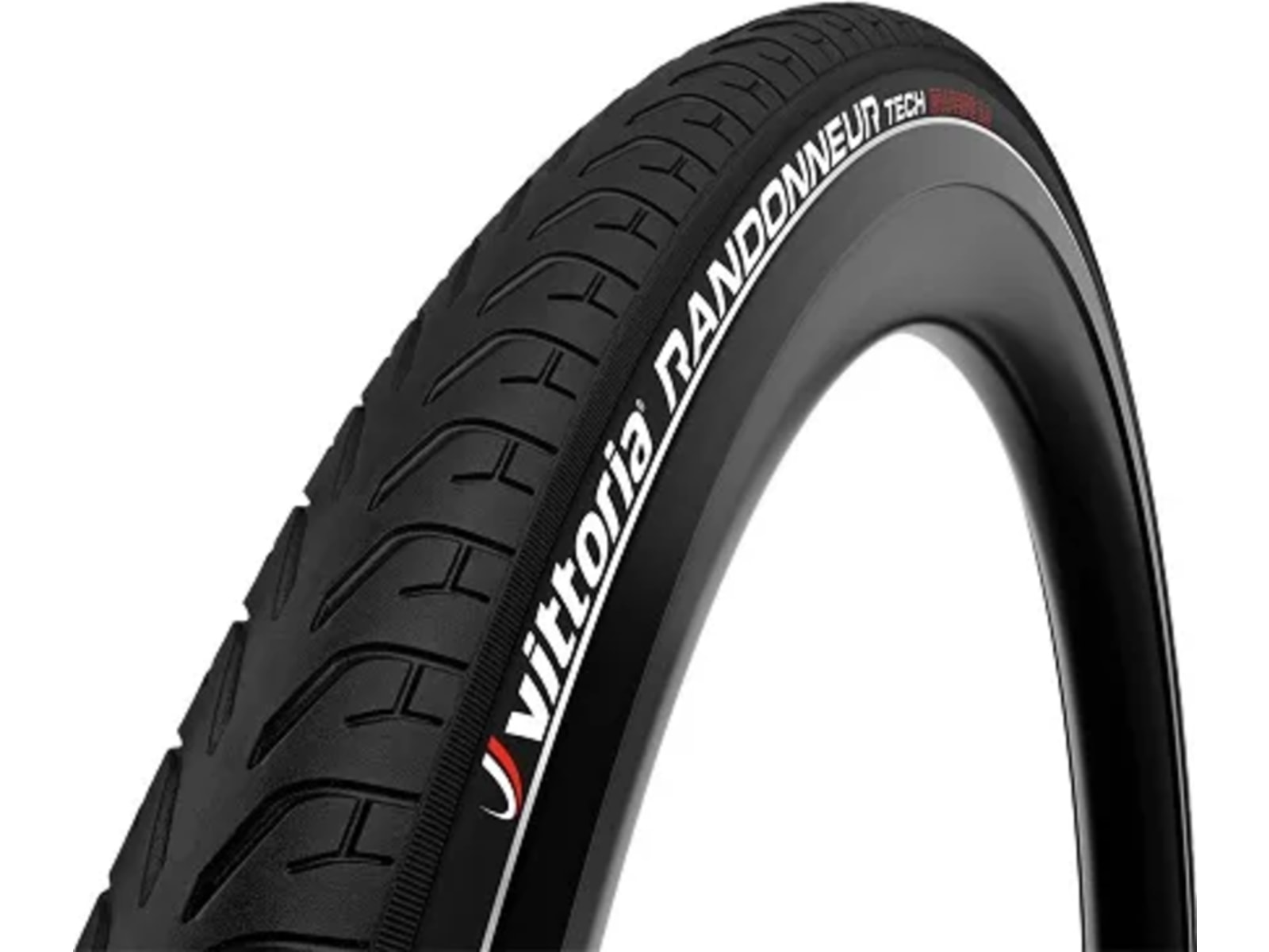 Vittoria Randonneur Tech 700 x 28c Reflective Tyre, Black