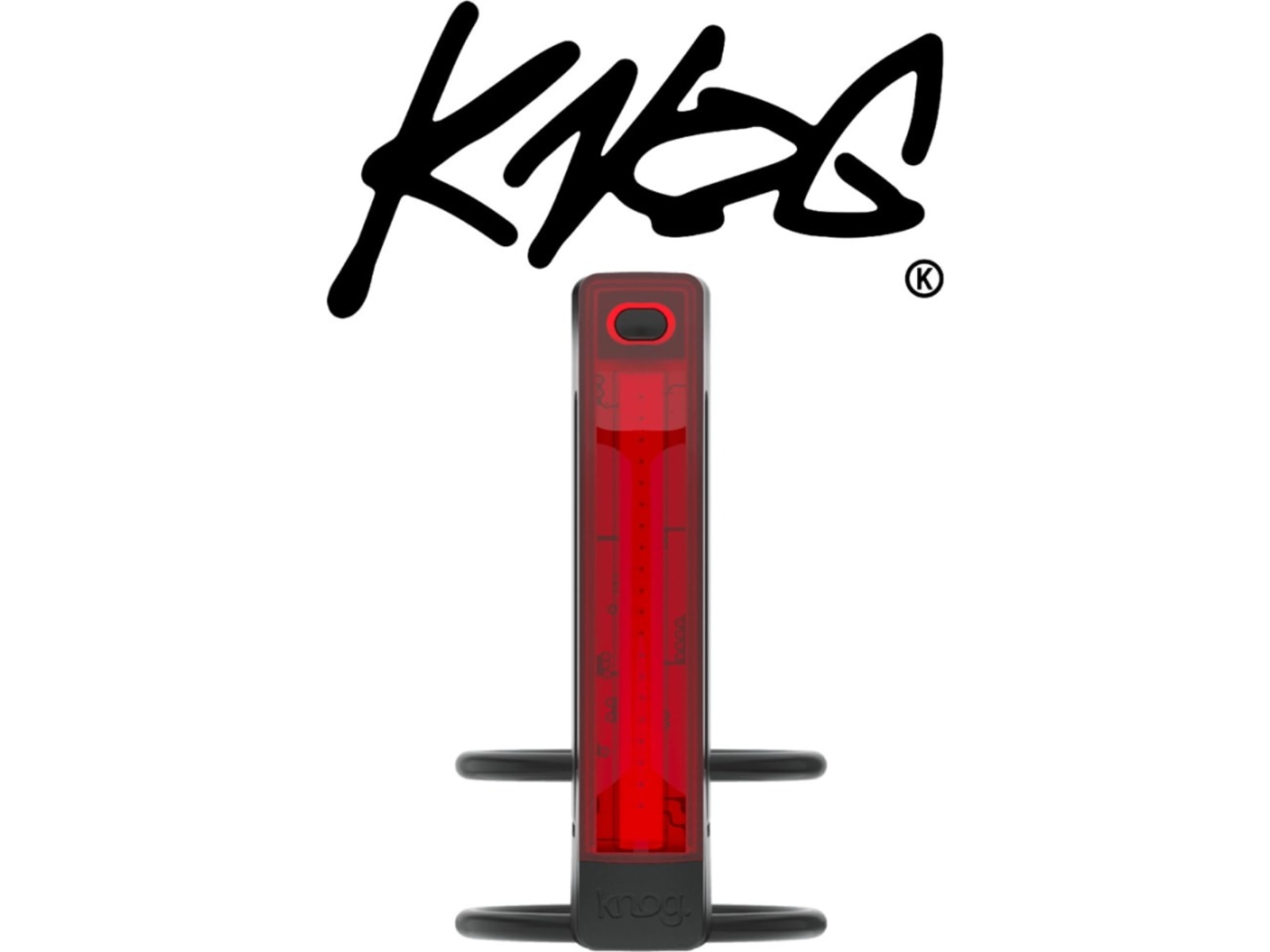 Knog Plus Rear Bike Light, Black